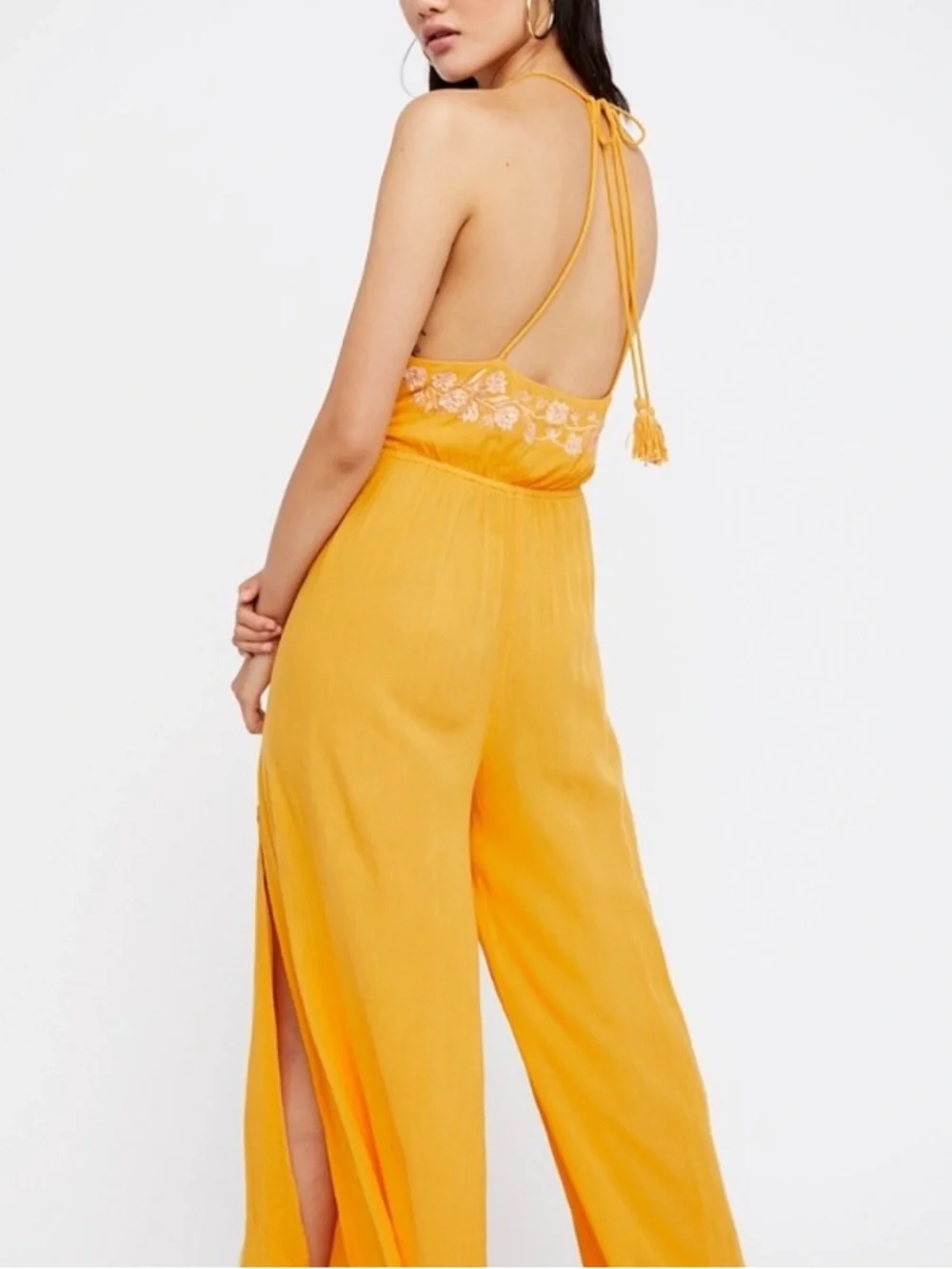 Free People Sunny Morning Boho Jumpsuit XS - Picture 2 of 8